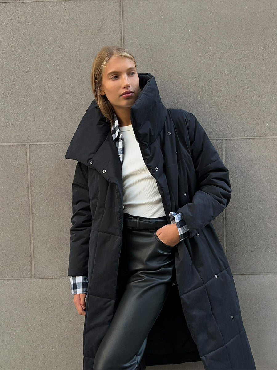 Fashion Large Lapel Long Coat