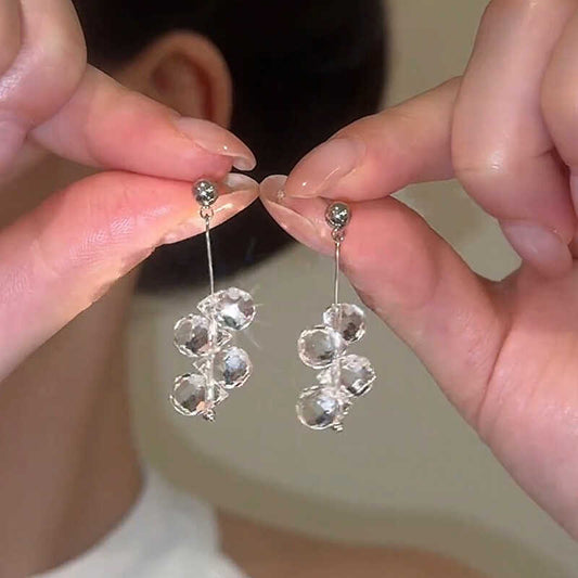 Silver Needle Earrings