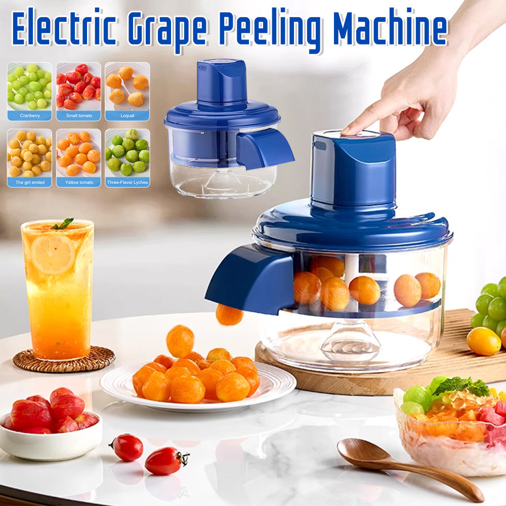 Automatic Electric Grape Peeler Electric Rechargeable Fruit Peeling Machine
