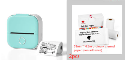 Portable Mini Thermal Label Printer Home Photo Printer Student Wrong Question Printer Bluetooth-compatible