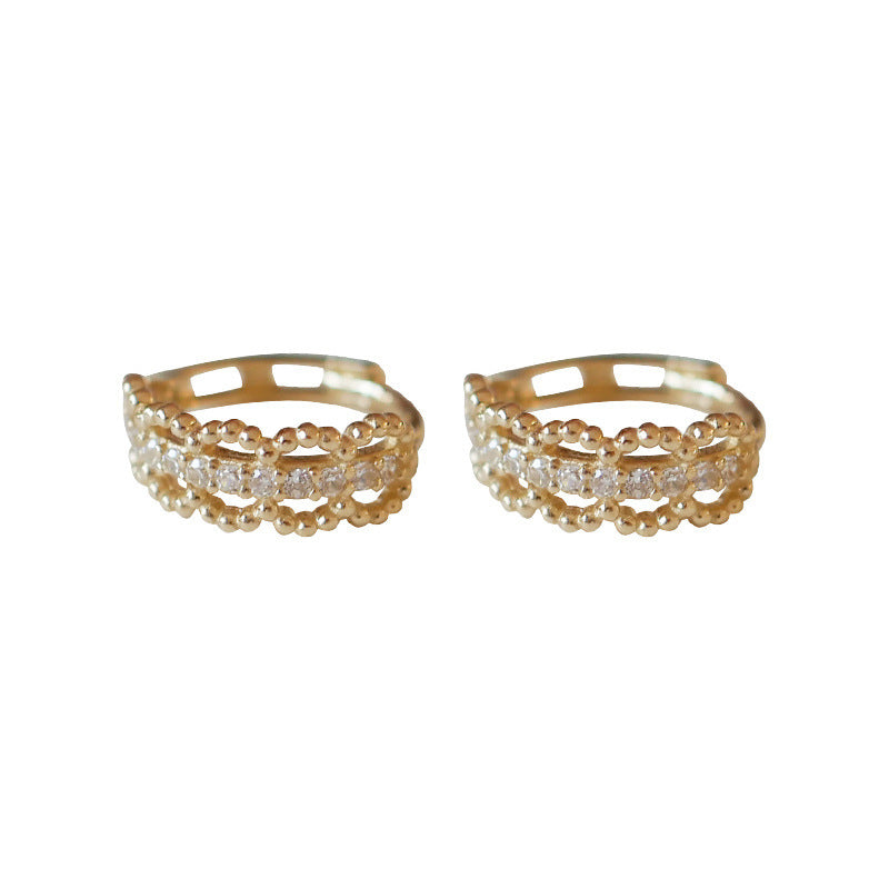 Gold Lace Earrings