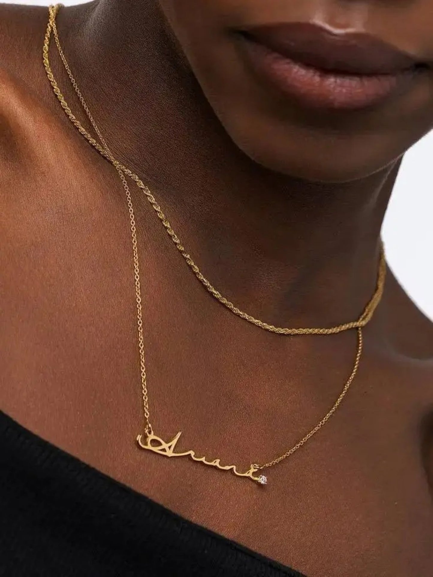 Stainless Steel Personalized Name Necklace
