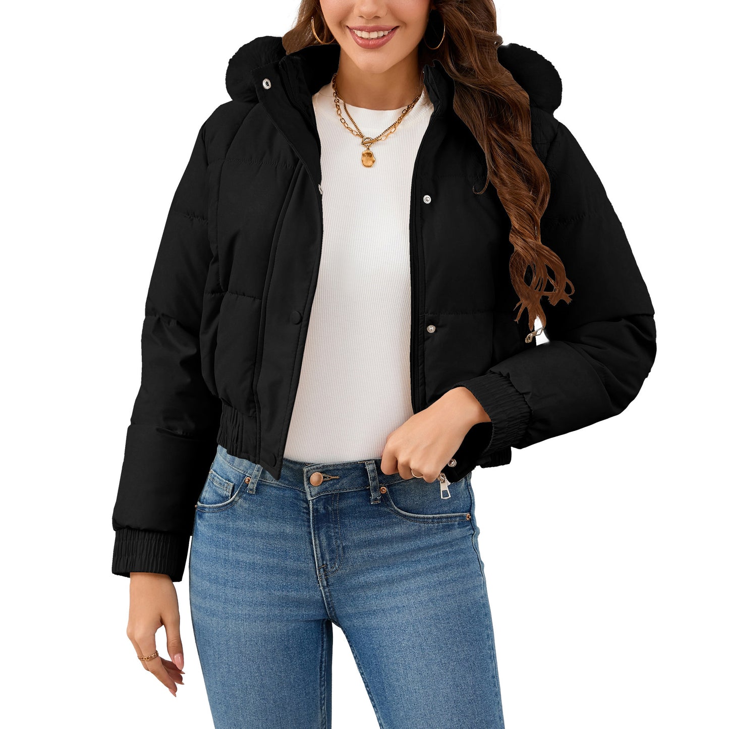 Casual Thickening Cotton-padded Jacket