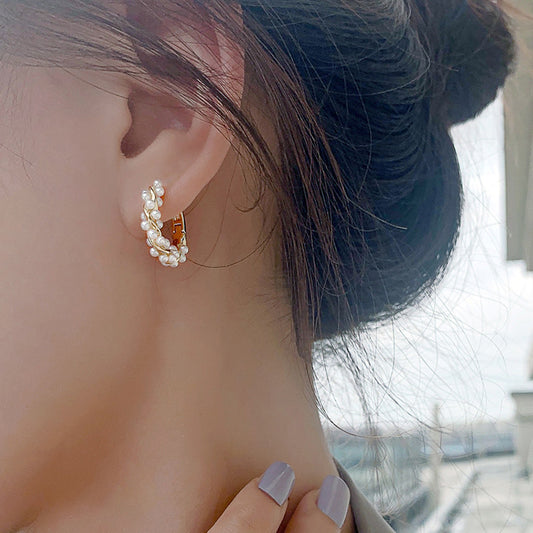 Women's Summer Pearl Earrings