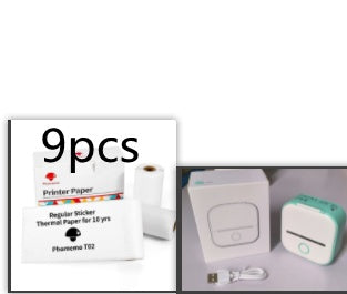 Portable Mini Thermal Label Printer Home Photo Printer Student Wrong Question Printer Bluetooth-compatible