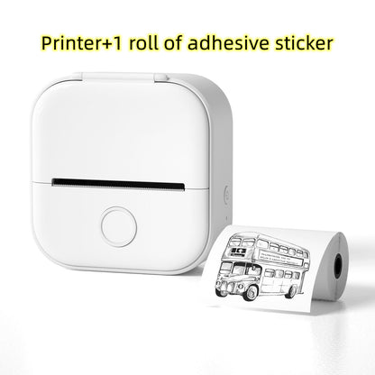 Portable Mini Thermal Label Printer Home Photo Printer Student Wrong Question Printer Bluetooth-compatible