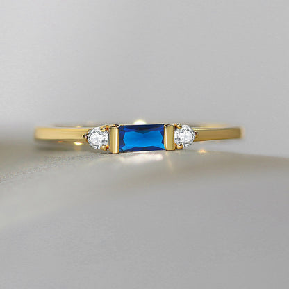 Geometric Engagement Ring
