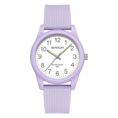 Quartz Waterproof Simple And Versatile Watch