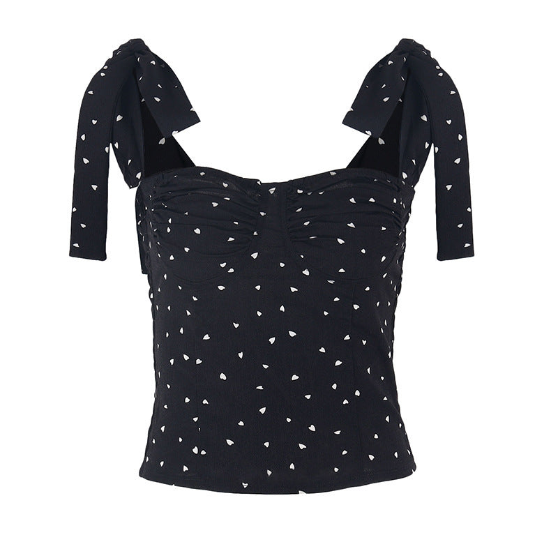 Dot Strap Short Sleeve