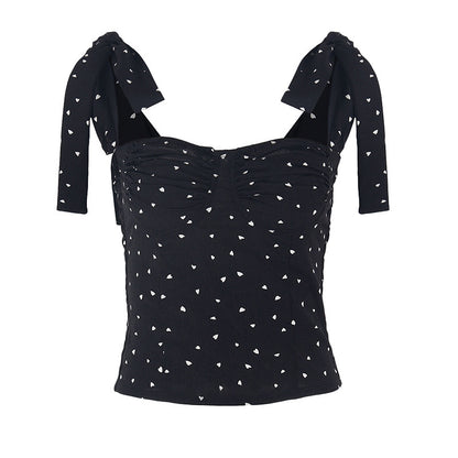 Dot Strap Short Sleeve