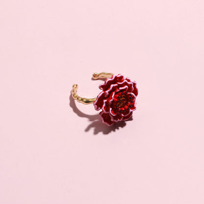Grape Manor Peach Flower Ring