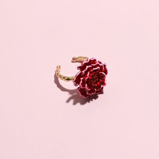 Grape Manor Peach Flower Ring