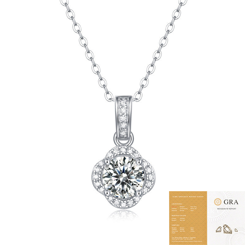925 Silver Dot Pendant Fashion Chain