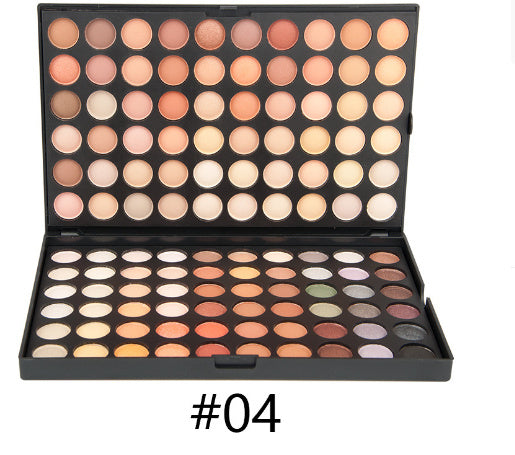 120 color eye shadow make up set