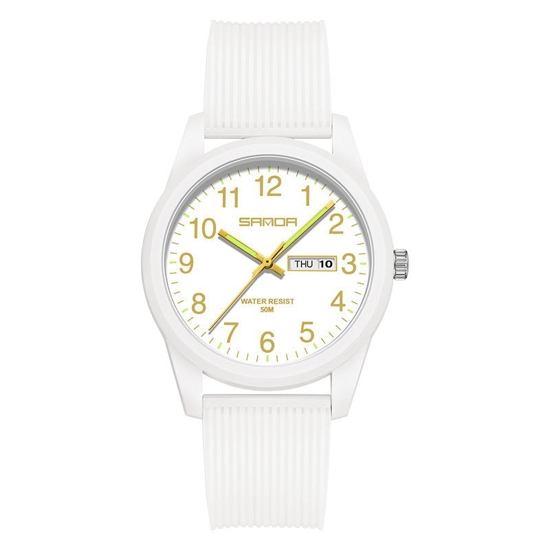 Quartz Waterproof Simple And Versatile Watch