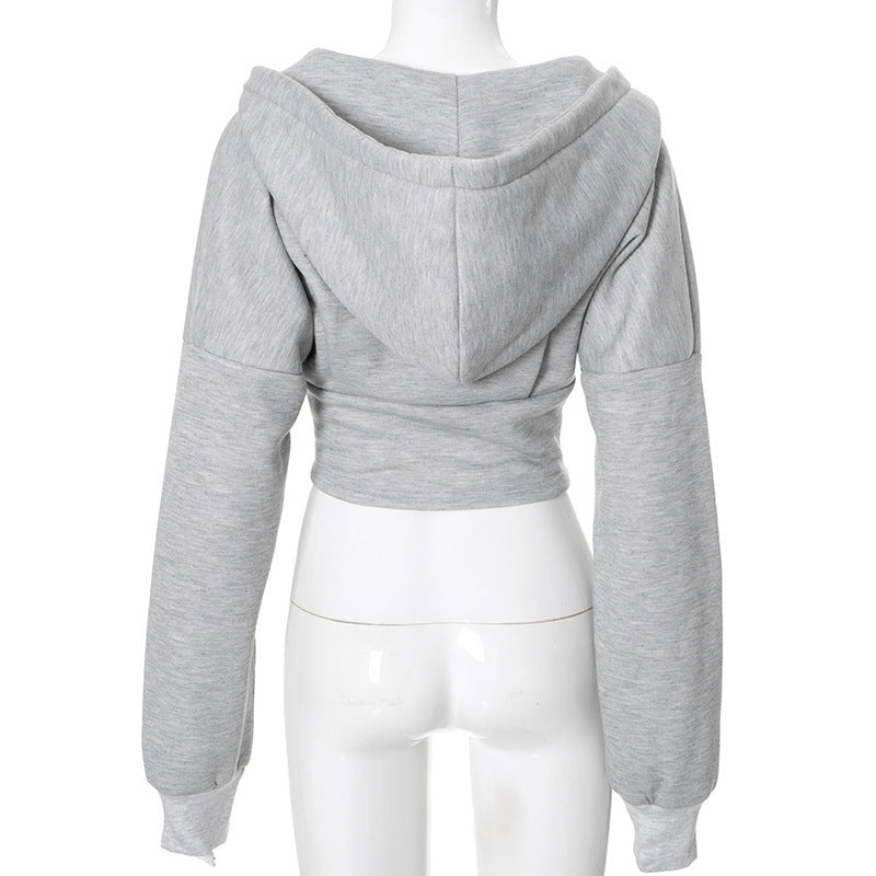 Zipper Hoodie Cardigan Y2K Ins Fashion Street Long Sleeve