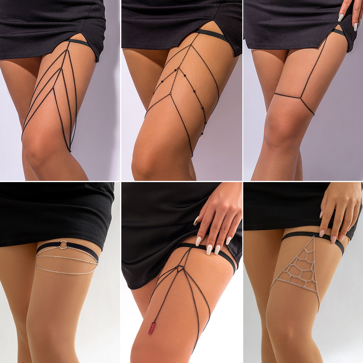 Metal Leg Ring Casual Body Chains