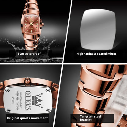 Tungsten Steel Women's Fashion Watch