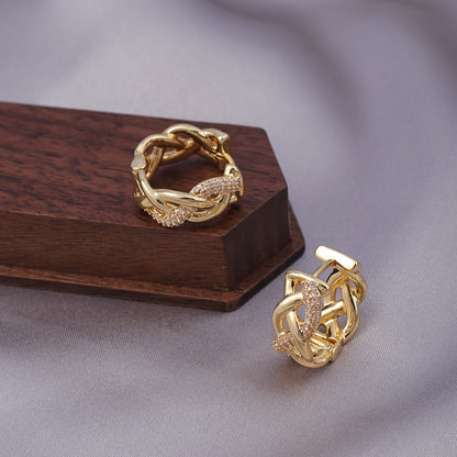 Micro Zircon Stud Earrings