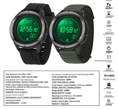 Men's Waterproof Multifunctional Outdoor Sports Watch