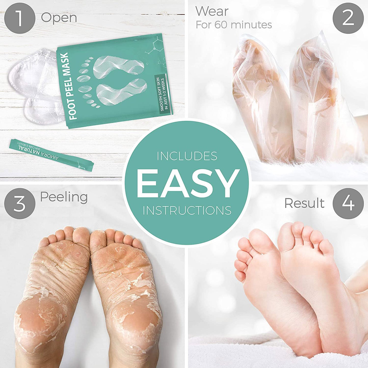 Callus Heel Exfoliating Foot Mask Moisturizing And Hydrating