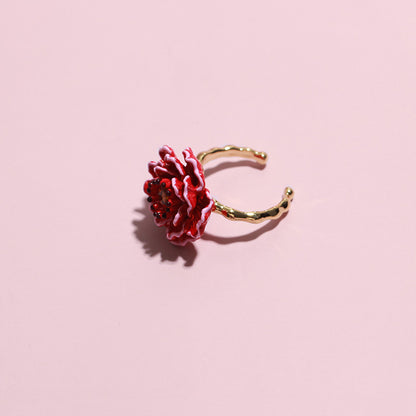 Grape Manor Peach Flower Ring